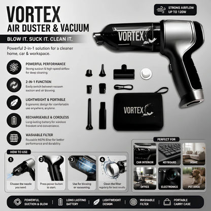 Wireless Powerful Car Vacuum Cleaner