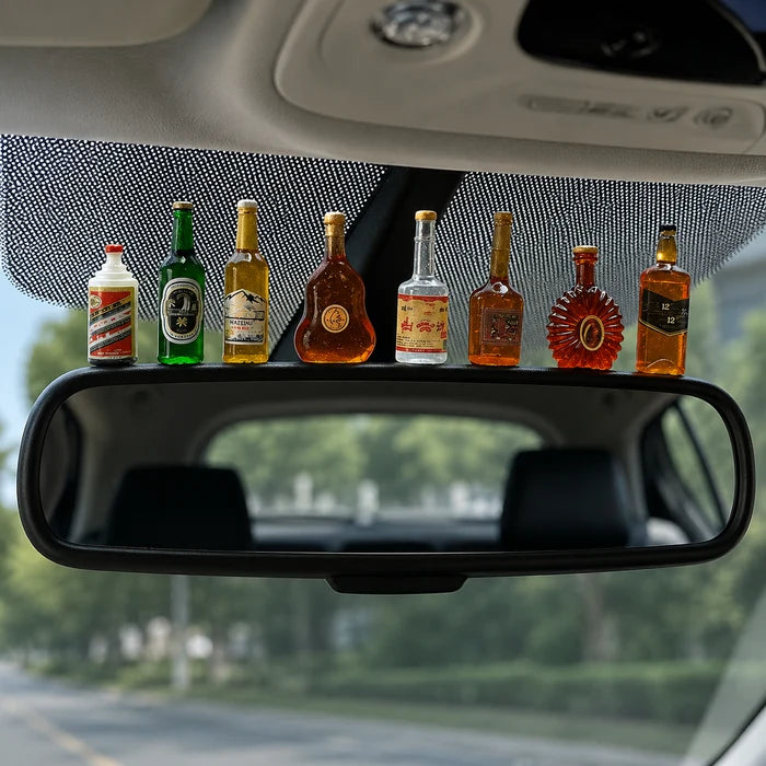 Mini Bottle Dashboard Ornaments ( RANDOM DESIGN )