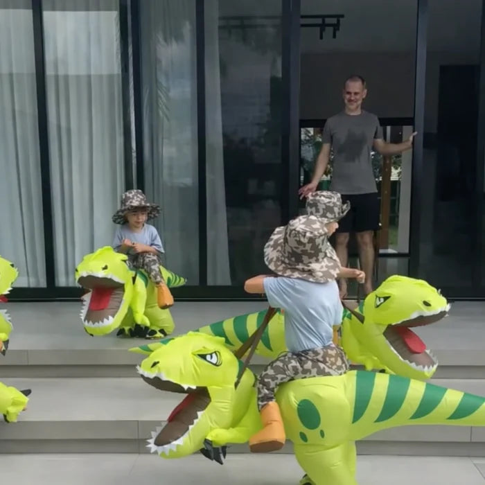 Dinosaur Inflatable Suit For kids (Kid Height - 80 cm to 120 cm)