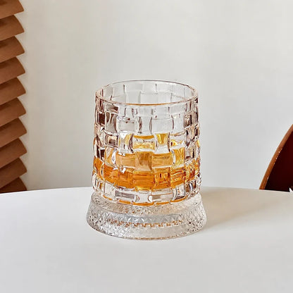 Mesmerizing Rotating Base Glasses