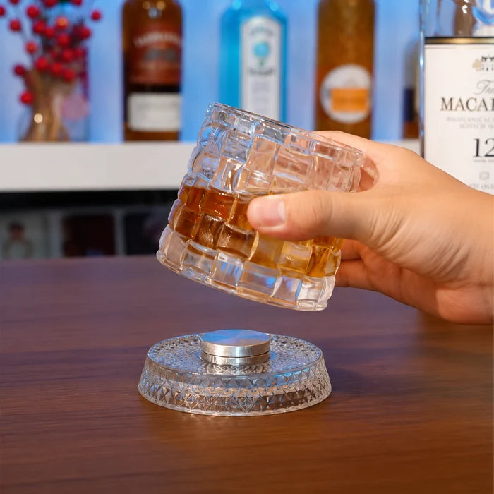 Mesmerizing Rotating Base Glasses
