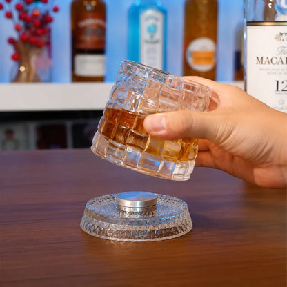 Mesmerizing Rotating Base Glasses