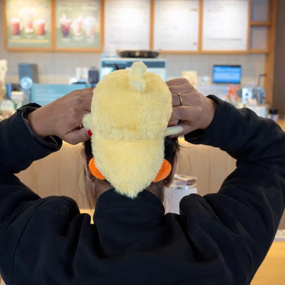 Cute Duck Plush Hair Clip