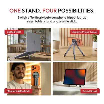 Echoness™ 3 in 1 Aluminium maglock stand