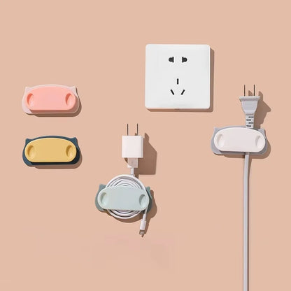 Plug Holder Clips with Self-Adhesive Pad