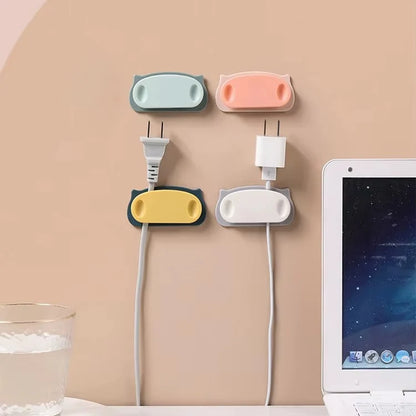 Plug Holder Clips with Self-Adhesive Pad