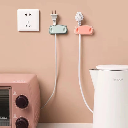Plug Holder Clips with Self-Adhesive Pad