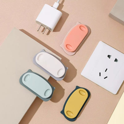Plug Holder Clips with Self-Adhesive Pad